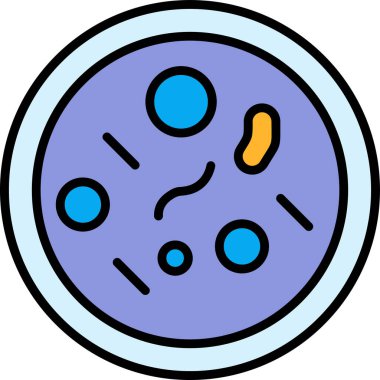 Parazit simgesinin vektör illüstrasyonu