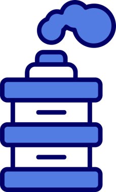 Gözyaşartıcı Gaz web simgesi vektör çizimi