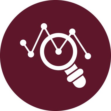 veri analiz simgesi vektör illüstrasyonu 