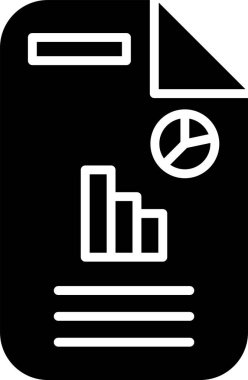 Basit iş grafik vektör simgesi