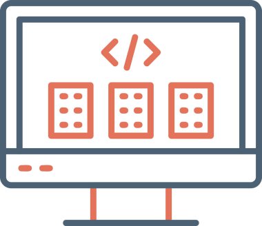 Çerçeve simgesi vektör çizimi