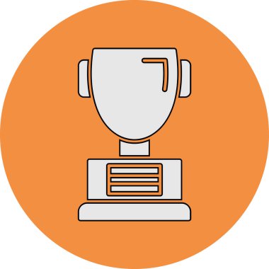 Başarı simgesi, vektör illüstrasyonu