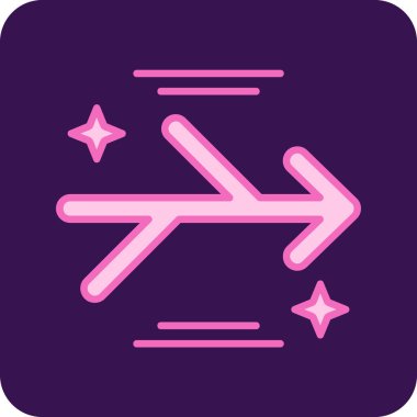 Basit oklar. Web simgesi illüstrasyonu