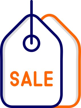 satış etiketi simgesi, vektör illüstrasyonu basit tasarım