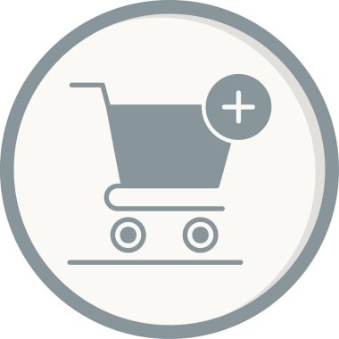 Web simgesi satın al, vektör illüstrasyonu