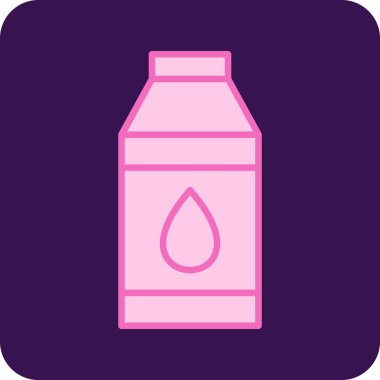 süt ağı ikonu vektör illüstrasyonu 