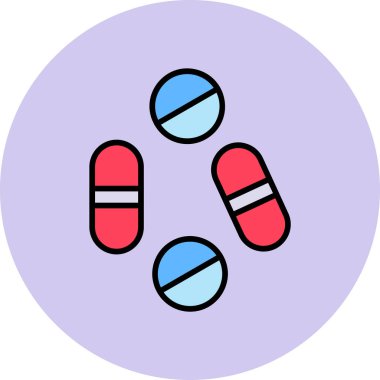 hap ikonu vektör illüstrasyonu 