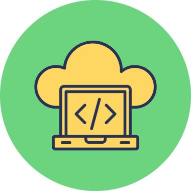 veri bulut hesaplama. Web simgesi