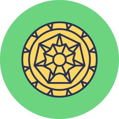 mandala tasarımı, web basit illüstrasyonu