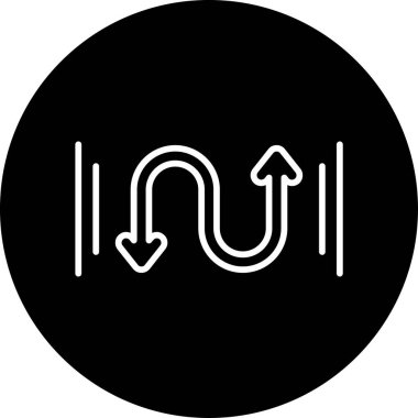 Basit oklar. Web simgesi illüstrasyonu