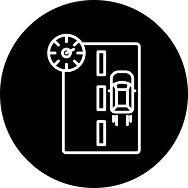 Hızlan biraz. Web simgesi basit illüstrasyon