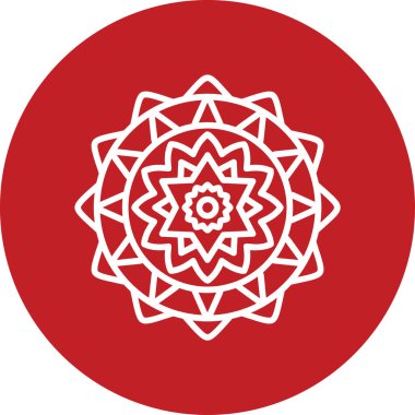 mandala tasarımı, web basit illüstrasyonu