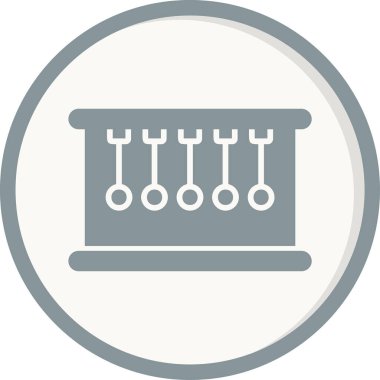 Momentum web simgesi vektör illüstrasyonu