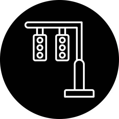 Trafik Işıkları Web simgesi çizimi