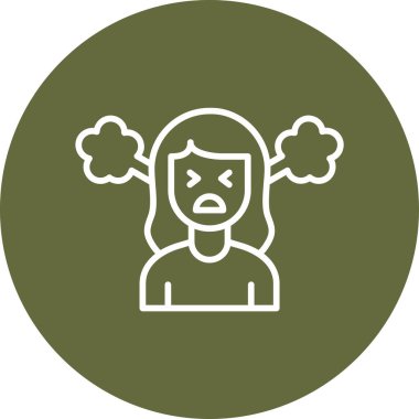 kızgın ifade vektör illüstrasyon tasarımı 