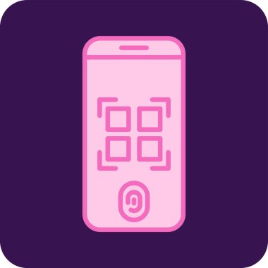 Şifre. Web simgesi basit illüstrasyon 