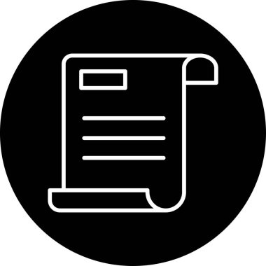 Bills Web simgesi basit illüstrasyon