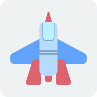 Uçak. Web simgesi basit illüstrasyon