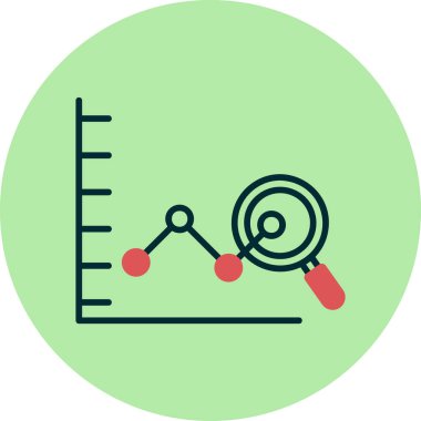 Tahmin Analizi simgesi vektör illüstrasyonuName