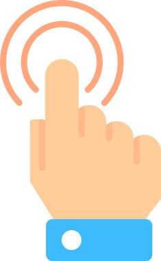 El işareti. illüstrasyon tasarım vektörü