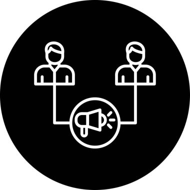 Viral Pazarlamanın basit doğrusal çizimi