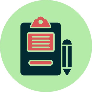 Gündem. Web simgesi basit illüstrasyon