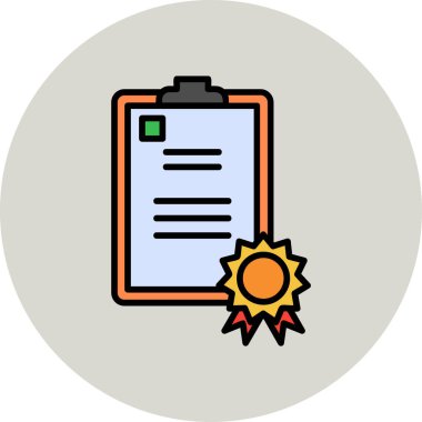 Sözleşmeli ağ simgesi, vektör illüstrasyonu