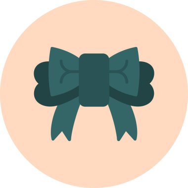 Kurdele yayı. Web simgesi basit illüstrasyon