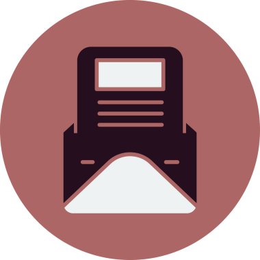 Haber vektörü simgesi modern basit illüstrasyon