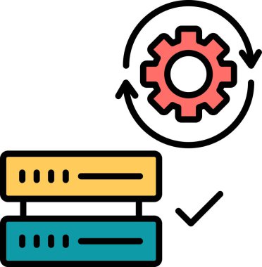 Tahmin edilebilir modellik. Web simgesi vektör illüstrasyonu