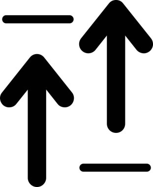 Basit oklar. Web simgesi illüstrasyonu