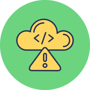 Hata modern simgesinin vektör illüstrasyonu