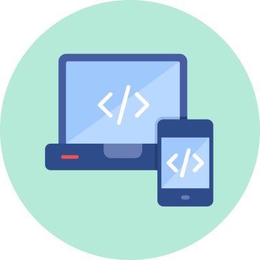 Tepkili Web simgesi vektör illüstrasyonu