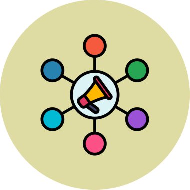 Virüs gibi. Web simgesi basit illüstrasyon