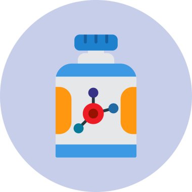 Aşı simgesi tasarımının vektör çizimi