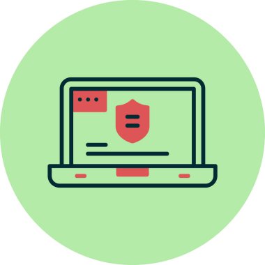 Web tarayıcı simgesi, vektör illüstrasyonu