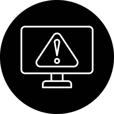 Hata modern simgesinin vektör illüstrasyonu