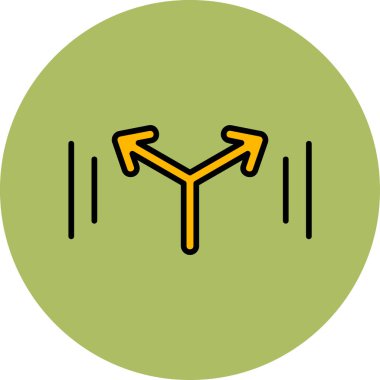 Basit oklar. Web simgesi illüstrasyonu