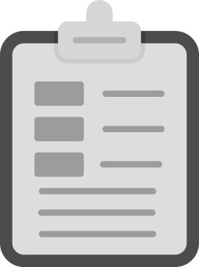 Pano simgesi, vektör illüstrasyonu basit tasarım