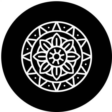 mandala tasarımı, web basit illüstrasyonu