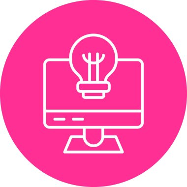 Yenilik. Web simgesi basit illüstrasyon