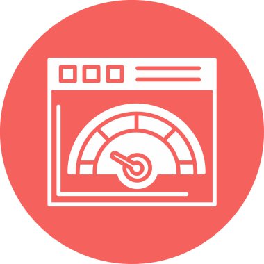 hız dometresi vektör illüstrasyonuName