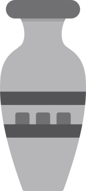 Vazo. Web simgesi basit illüstrasyon