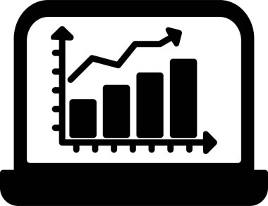 Ticaret şeması. Web simgesi basit illüstrasyon