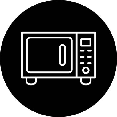 Fırın. Web simgesi basit illüstrasyon 