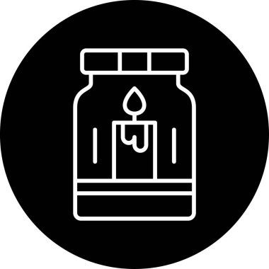 Mum. Web simgesi basit illüstrasyon 