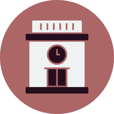 Kapı. Web simgesi basit illüstrasyon