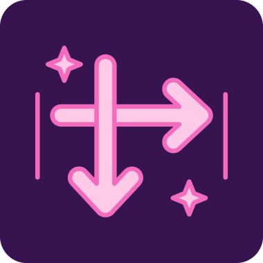 Basit oklar. Web simgesi illüstrasyonu