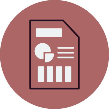 Basit çarşaf. Web simgesi illüstrasyonu