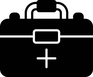 İlk yardım kiti vektör illüstrasyonu